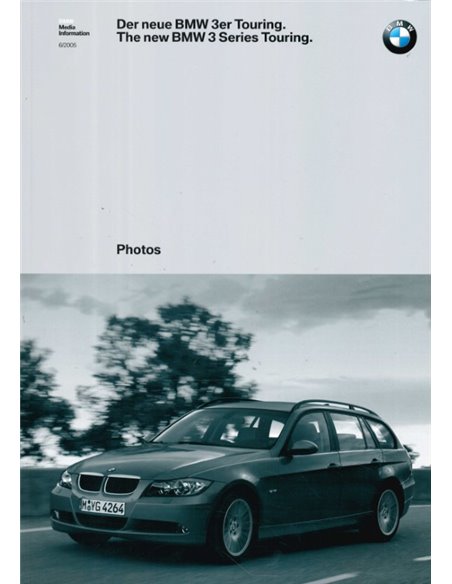 2005 BMW 3 SERIES TOURING HARDBACK PRESSKIT GERMAN