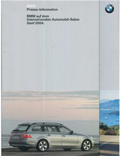 2004 BMW GENÈVE HARDCOVER PERSMAP DUITS
