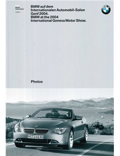 2004 BMW GENF HARDCOVER PRESSEMAPPE DEUTSCH 2