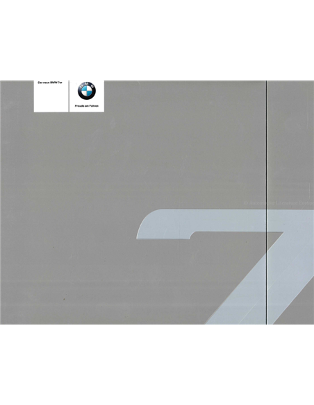 2008 BMW 7 SERIE BROCHURE DUITS