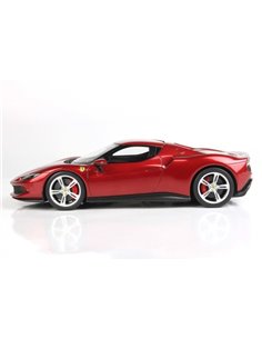 2021 FERRARI 296 GTB ASETTO FIORANO ROSSO IMOLA METALLIZZATO BBR MODEL 45/48 2