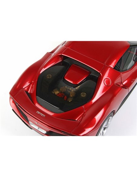 2022 FERRARI 296 GTB ASETTO FIORANO ROSSO IMOLA METALLIZZATO BBR MODEL 45/48