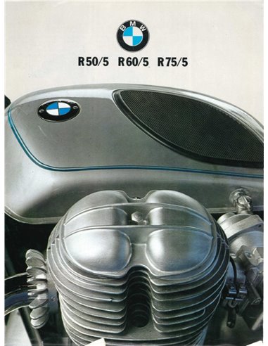 1969 BMW R50/5 | R60/5 | R75/5 PROSPEKT ENGLISCH