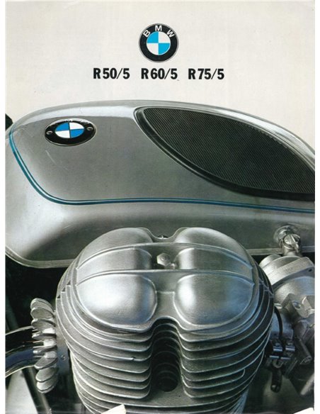 1969 BMW R50/5 | R60/5 | R75/5 PROSPEKT ENGLISCH