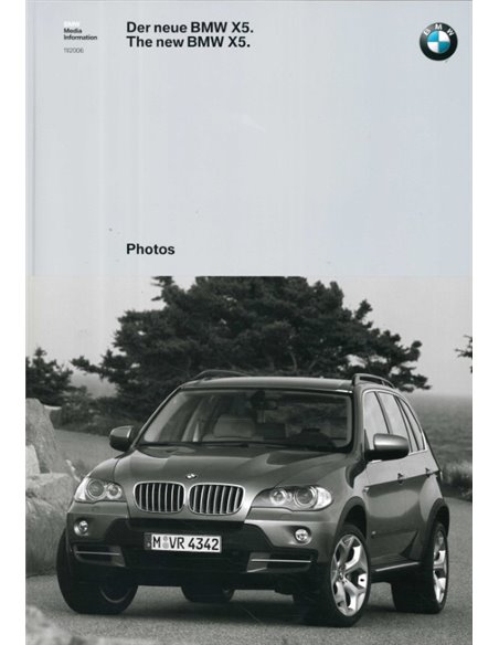 2006 BMW X5 HARDBACK PRESSKIT ENGLISH