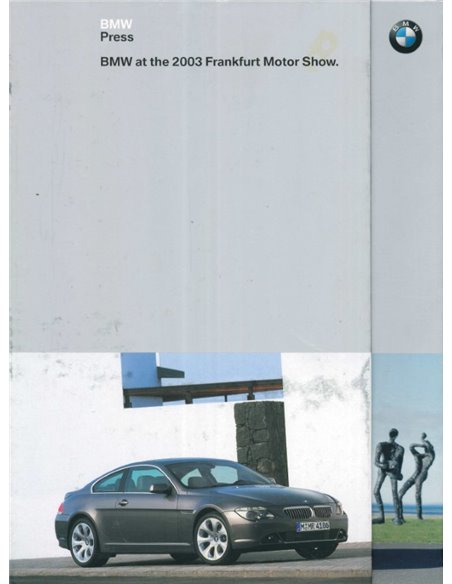 2003 BMW FRANKFURT HARDBACK PRESSKIT ENGLISH