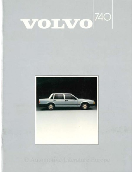 1985 VOLVO 740 PROSPEKT NIEDERLÄNDISCH