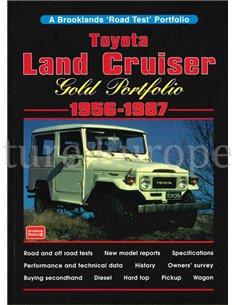 TOYOTA LAND CRUISER GOLD PORTFOLIO 1956 - 1987  (BROOKLANDS ROAD TEST PORTFOLIO)