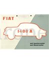 1952 FIAT 1400 A BROCHURE NEDERLANDS