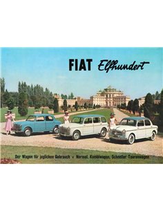 1956 FIAT 1100 PROSPEKT DEUTSCH