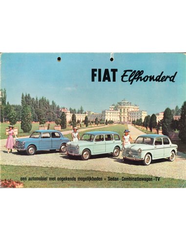 1956 FIAT 1100 PROSPEKT NIEDERLÄNDISCH