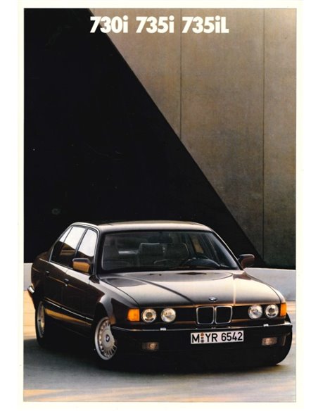 1988 BMW 7 SERIEN PROSPEKT NIEDERLANDISCH