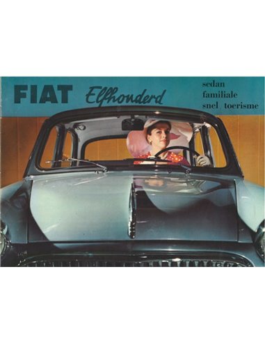 1954 FIAT 1100 BROCHURE DUTCH