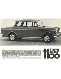 1962 STEYR FIAT 1100 LEAFLET GERMAN