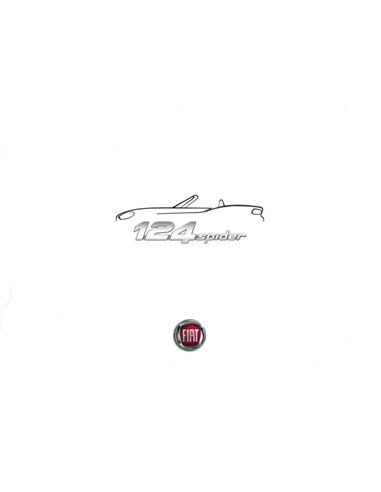 2016 FIAT 124 SPIDER BROCHURE ITALIAN