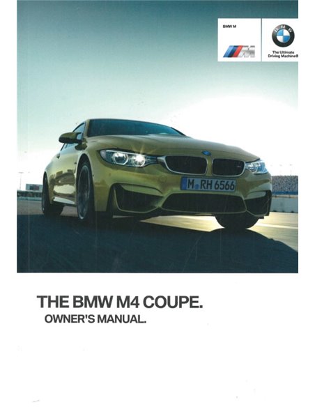 2017 BMW M4 COUPE BETRIEBSANLEITUNG ENGLISCH (USA)