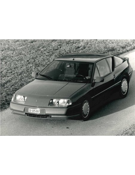 1986 RENAULT ALPINE V6 TURBO PRESSE MAPPE FRANZÖSISCH