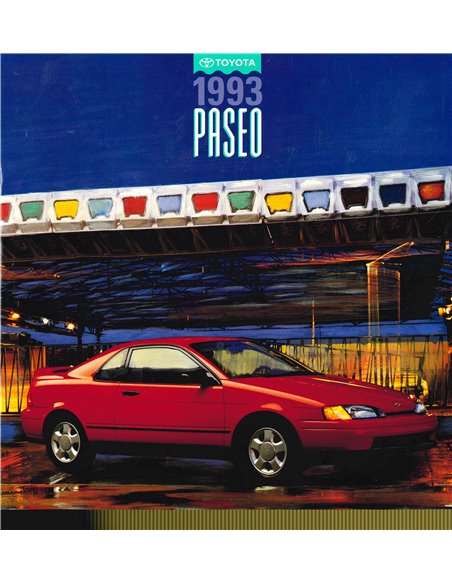 1993 TOYOTA PASEO PROSPEKT ENGLISCH (VS)