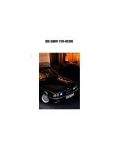 1991 BMW 7 SERIE BROCHURE DUITS