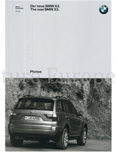 2006 BMW X3 HARDCOVER PERSMAP ENGELS 2