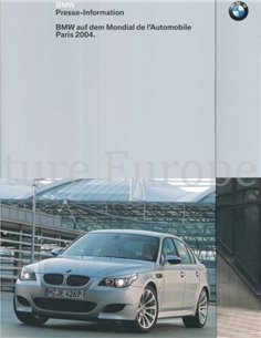 2004 BMW PARIJS HARDCOVER PERSMAP DUITS
