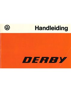 1977 VOLKSWAGEN DERBY INSTRUCTIEBOEKJE NEDERLANDS