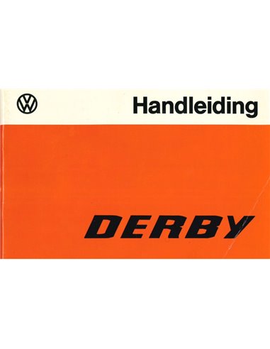 1977 VOLKSWAGEN DERBY OWNERS MANUAL DUTCH