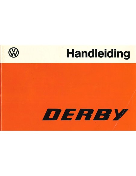 1977 VOLKSWAGEN DERBY OWNERS MANUAL DUTCH