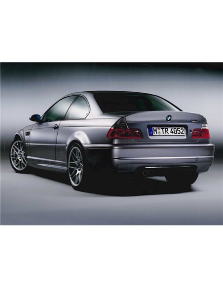 2003 BMW M3 CSL PRESSEMAPPE ENGLISCH | NIEDERLÄNDISCH