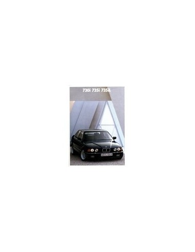 1990 BMW 7 SERIE BROCHURE NEDERLANDS