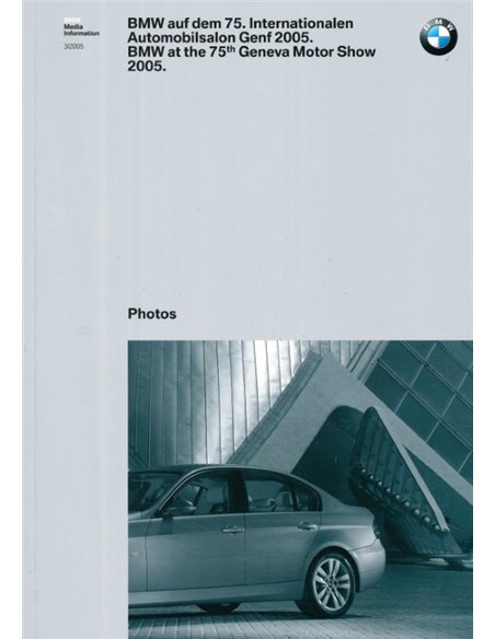 2005 BMW GENÈVE HARDCOVER PERSMAP DUITS