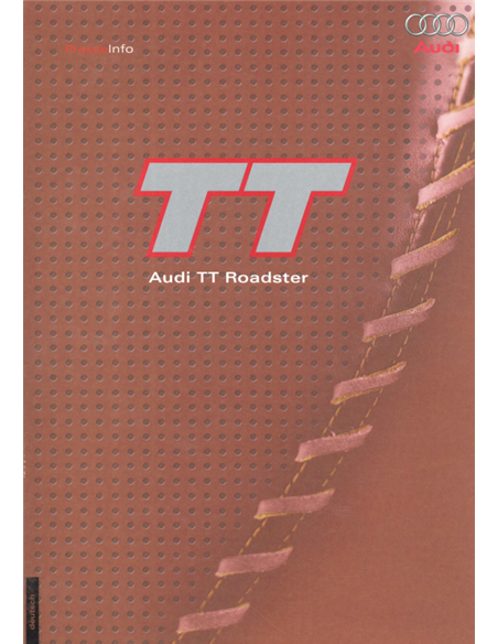 1999 AUDI TT ROADSTER PRESSEMAPPE DEUTSCH