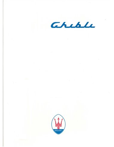 1994 MASERATI GHIBLI PRESSEMAPPE ENGLISCH