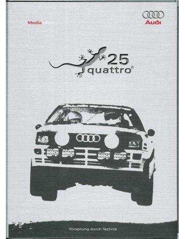 2005 AUDI QUATTRO 25 YEARS PRESSKIT GERMAN