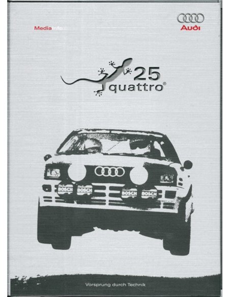 2005 AUDI QUATTRO 25 YEARS PRESSKIT GERMAN
