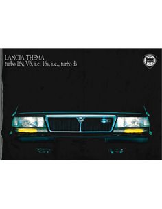 1988 LANCIA THEMA BROCHURE ENGLISH