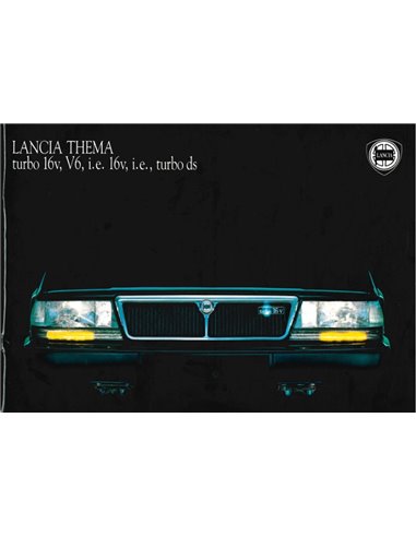 1988 LANCIA THEMA PROSPEKT ENGLISCH