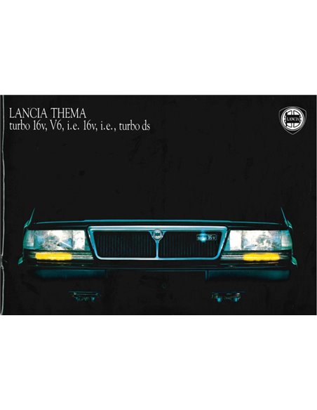 1988 LANCIA THEMA PROSPEKT ENGLISCH