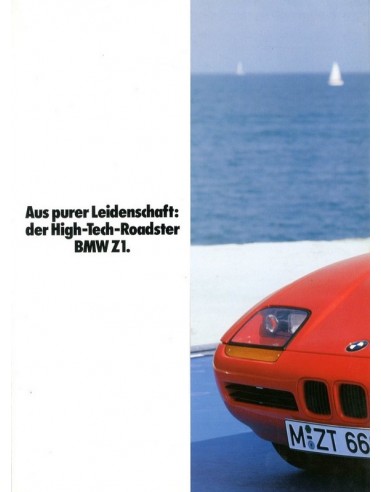 1987 BMW Z1 BROCHURE DUITS