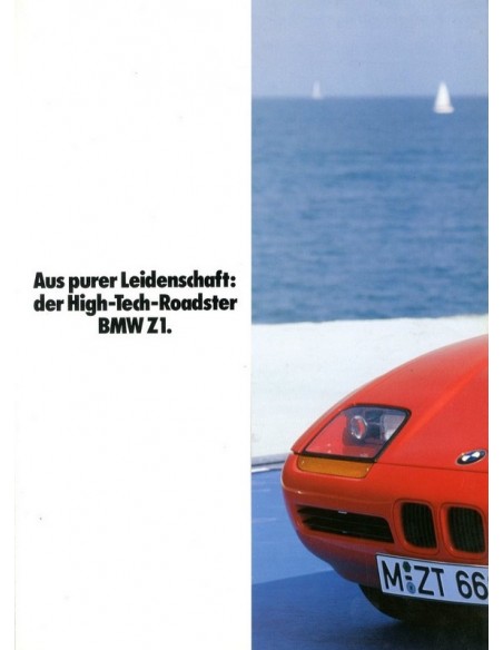 1987 BMW Z1 BROCHURE DUITS
