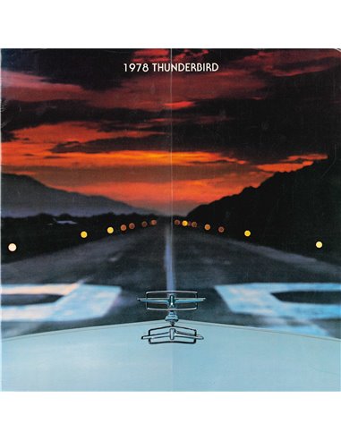 1978 FORD THUNDERBIRD PROSPEKT ENGLISCH