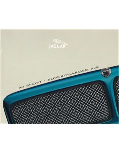 1995 JAGUAR XJ SPORT - SUPERCHARGED XJR BROCHURE ENGLISH