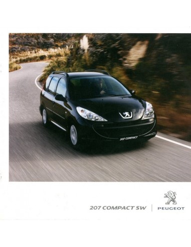 2009 PEUGOT 207 COMPACT SW BROCHURE SPAANS