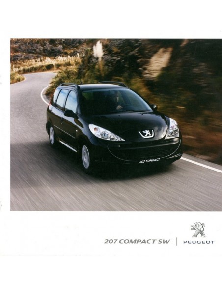 2009 PEUGOT 207 COMPACT SW BROCHURE SPAANS