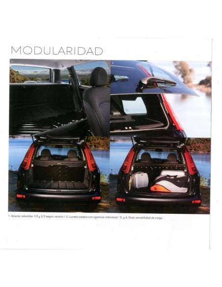 2009 PEUGOT 207 COMPACT SW BROCHURE SPAANS