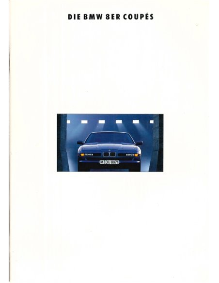 1993 BMW 8 SERIES BROCHURE GERMAN