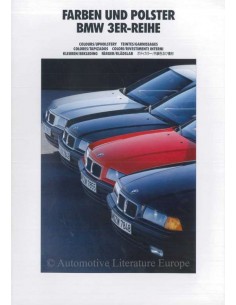 1991 BMW 3ER FARBEN UND POLSTER PROSPEKT