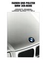 1991 BMW 3ER FARBEN UND POLSTER PROSPEKT