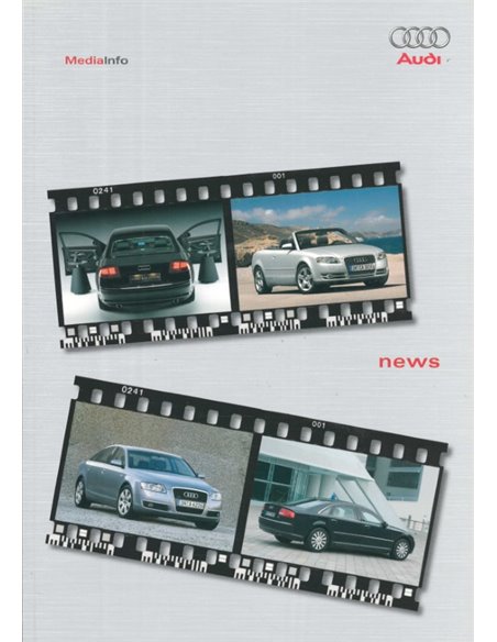 2005 AUDI MODEL RANGE PRESSKIT GERMAN