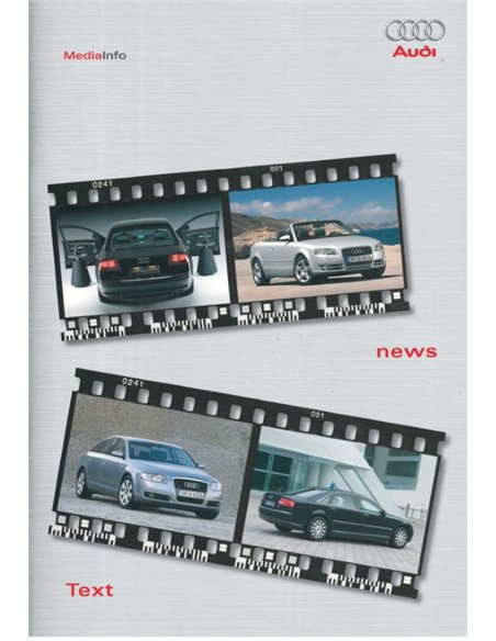 2005 AUDI MODEL RANGE PRESSKIT GERMAN